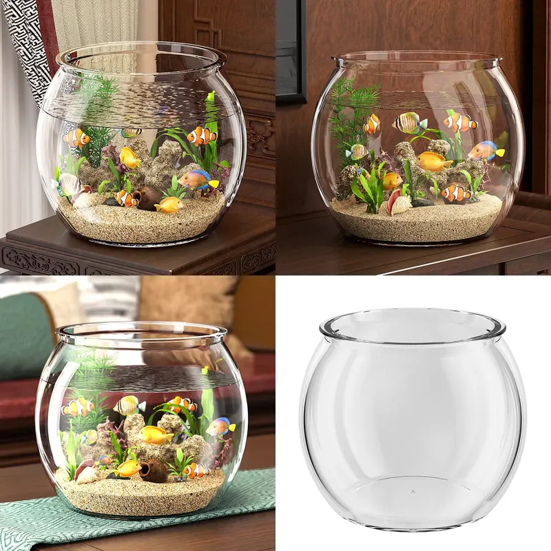 Planted Aquarium For Goldfish - Akuarium Meja Plastik Transparan Berkualitas Tinggi
