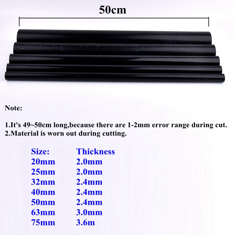 2 Buah 20 ~ 75Mm Hitam PVC Pip - Planted Aquarium Hard Water ulasan dan harga