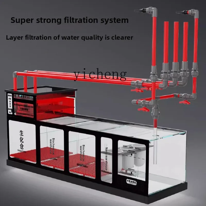 Akuarium kaca ultra-putih L14, - Aquarium Planted Tank Filter ulasan dan harga
