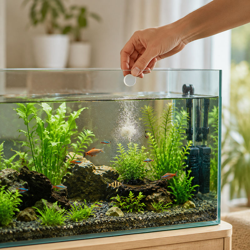 Tablet Penghilang Alga Akuariu - Aquarium Plant Nursery ulasan dan harga