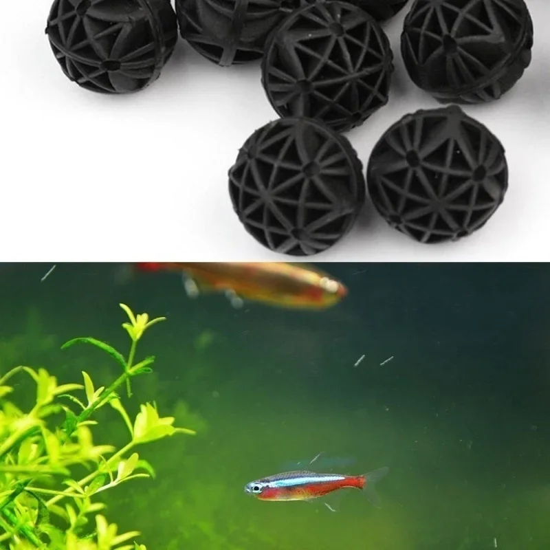 20 Buah 16Mm Bola Bio Akuarium - Aquarium Planted Tank Filter ulasan dan harga