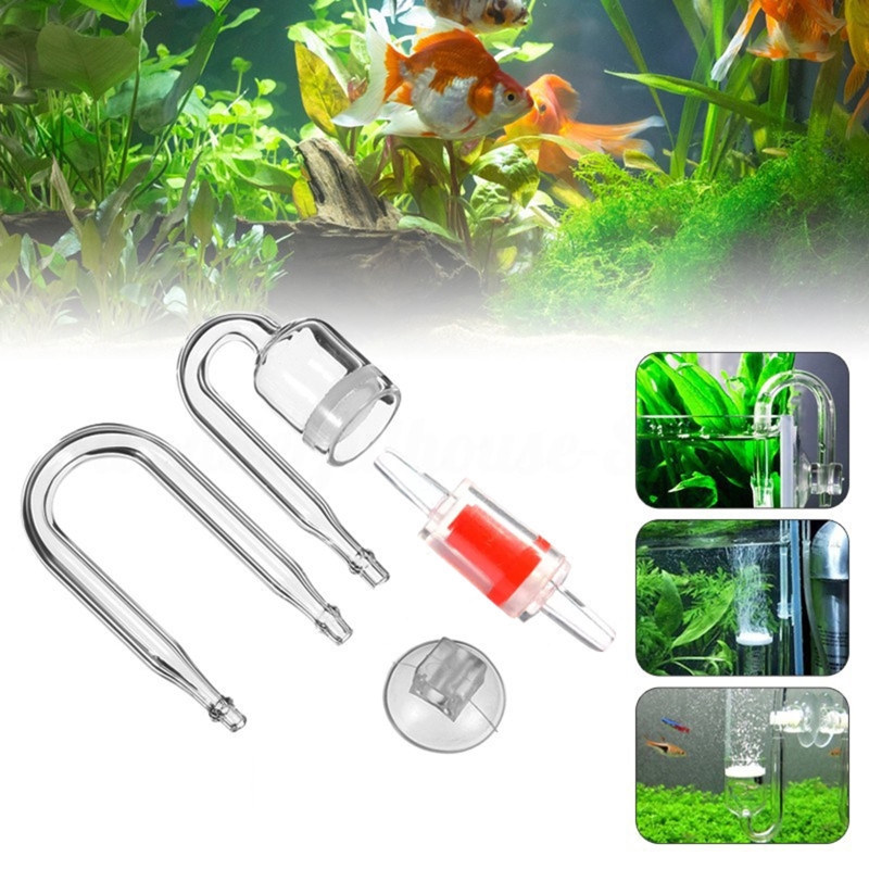 4 buah Set CO2 DIY Diffuser, u - Aquarium Plant Nursery ulasan dan harga