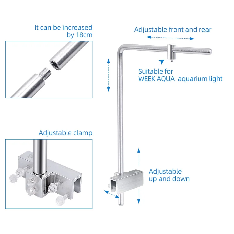 Minggu Aqua Light Stand Univer - Aquarium Plant Nursery ulasan dan harga